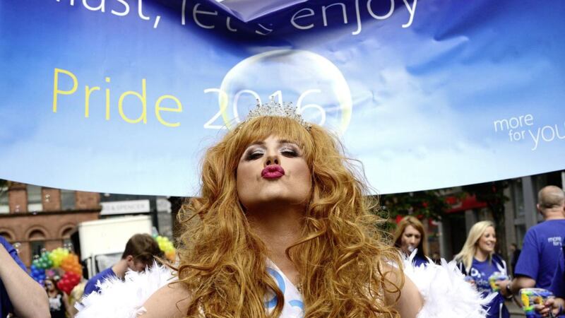 The annual Belfast gay pride parade takes place on Saturday 