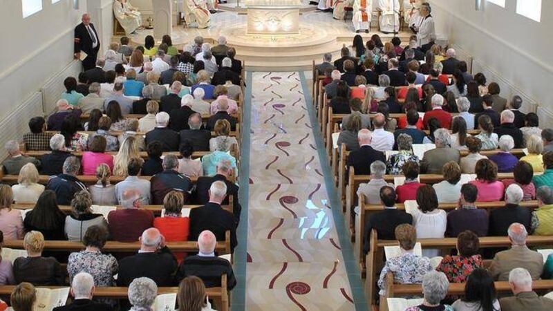 St Patrick&#39;s Church in Ballymacnab, Co Armagh was filled to capacity when the church was rededicated in June. Picture by LiamMcArdle.com 