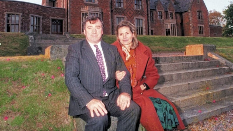 The late Edward Haughey, pictured with his wife Lady Ballyedmond 
