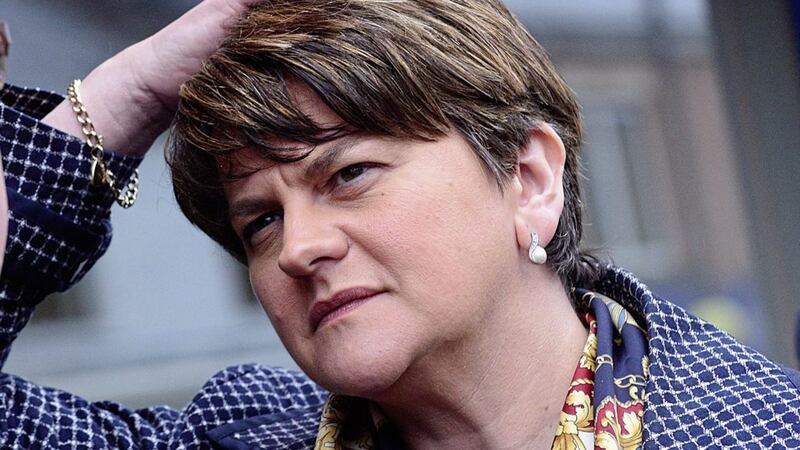 On Monday, Arlene Foster avoiding being ousted from office despite the majority of MLAs voting in favour of the motion to exclude. Picture by Arthur Allison 