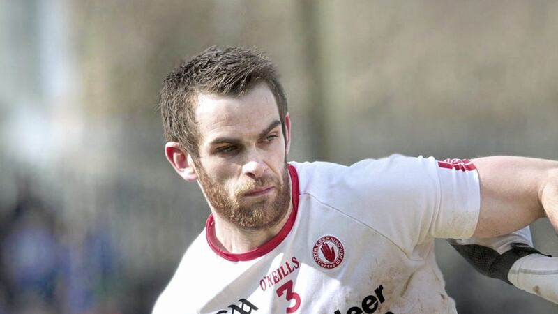 Ronan McNamee of Tyrone in action against Donegal. Picture Margaret McLaughlin 