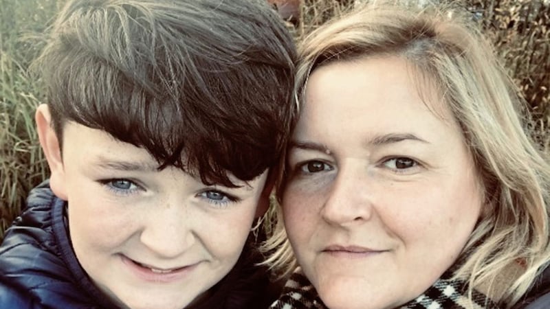 Co Fermanagh mother, Michelle Duffy (pictured) said she is &quot;indebted&quot; to pharmacist, Siobhan McNulty who picked up that her 12-year-old son, Cameron (pictured) had Type 1 Diabetes, which saved his life 