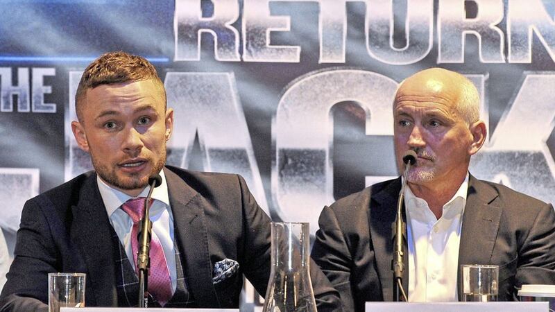 Carl Frampton split with Barry McGuigan&#39;s Cyclone Promotions in August 2017. Picture by Alan Lewis - PhotopressBelfast.co.uk 