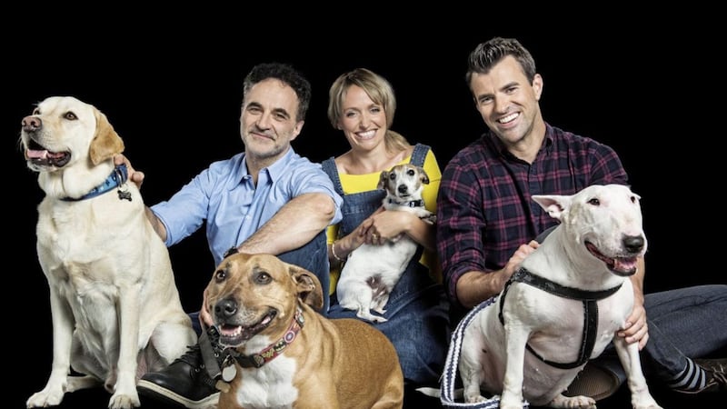 Animal Rescue Live: The Supervet Special team Noel Fitzpatrick, Kate Quilton and Steve Jones, with friends 