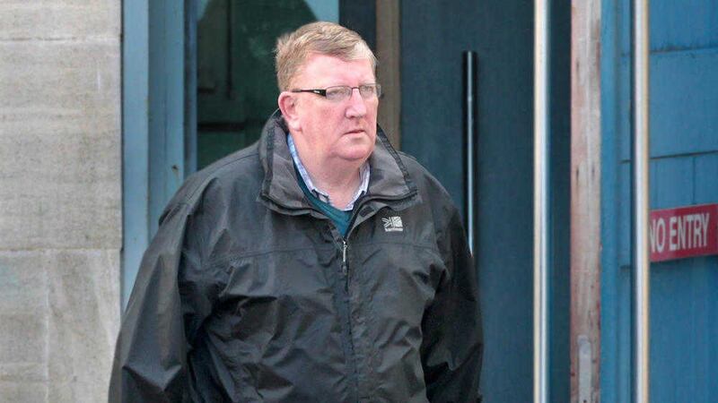 William Irwin at Derry Magistrates Court where he admitted 23 fraud charges. Picture Margaret McLaughlin