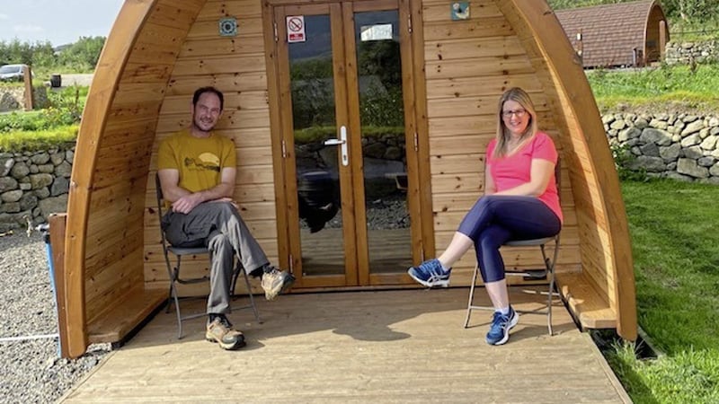 Padraig Carragher and Colleen Savage, Blue Bell Lane Glamping