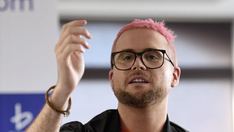 Whistleblower Christopher Wylie at a press conference in central London. Picture by Stefan Rousseau, Press Association 