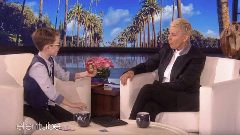 Aidan McCann impressed Ellen DeGeneres with his tricks 