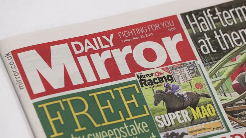 Reach, the publisher of the Daily and Sunday Mirror newspapers, saw digital revenues slump 16.1% in the six months to June 25 (PA)