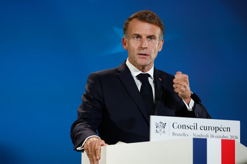 Macron condemns ‘stupid’ claims by Trump and others blaming migrants for riots