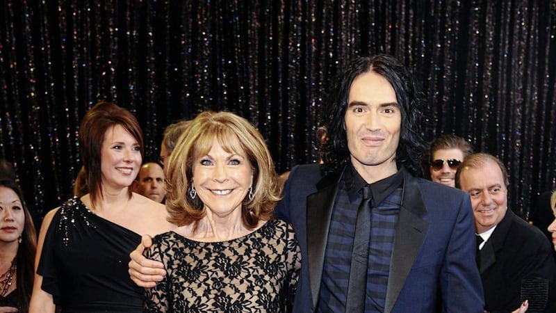 Russell Brand and his mother Barbara pictured in 2011. Picture by Ian West/PA Wire 