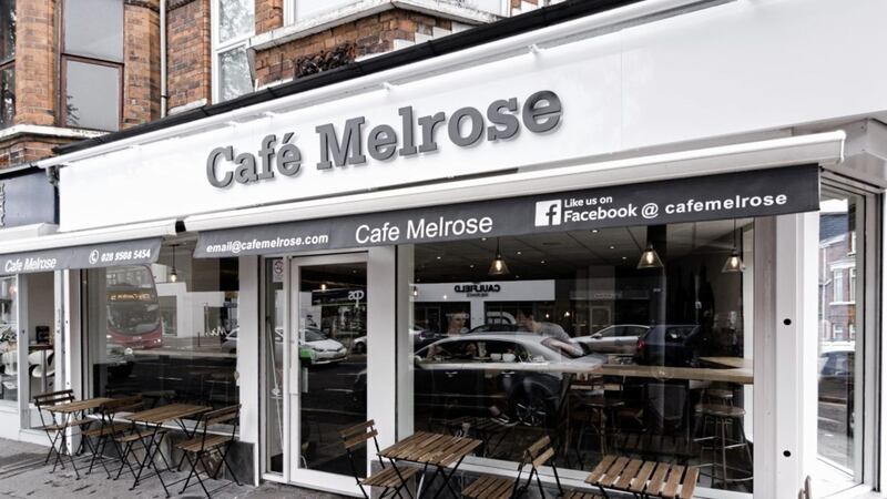 Cafe Melrose, which opened earlier this month at the junction of Melrose Street and Lisburn Road in Belfast, is clearly aiming for something more than the usual 