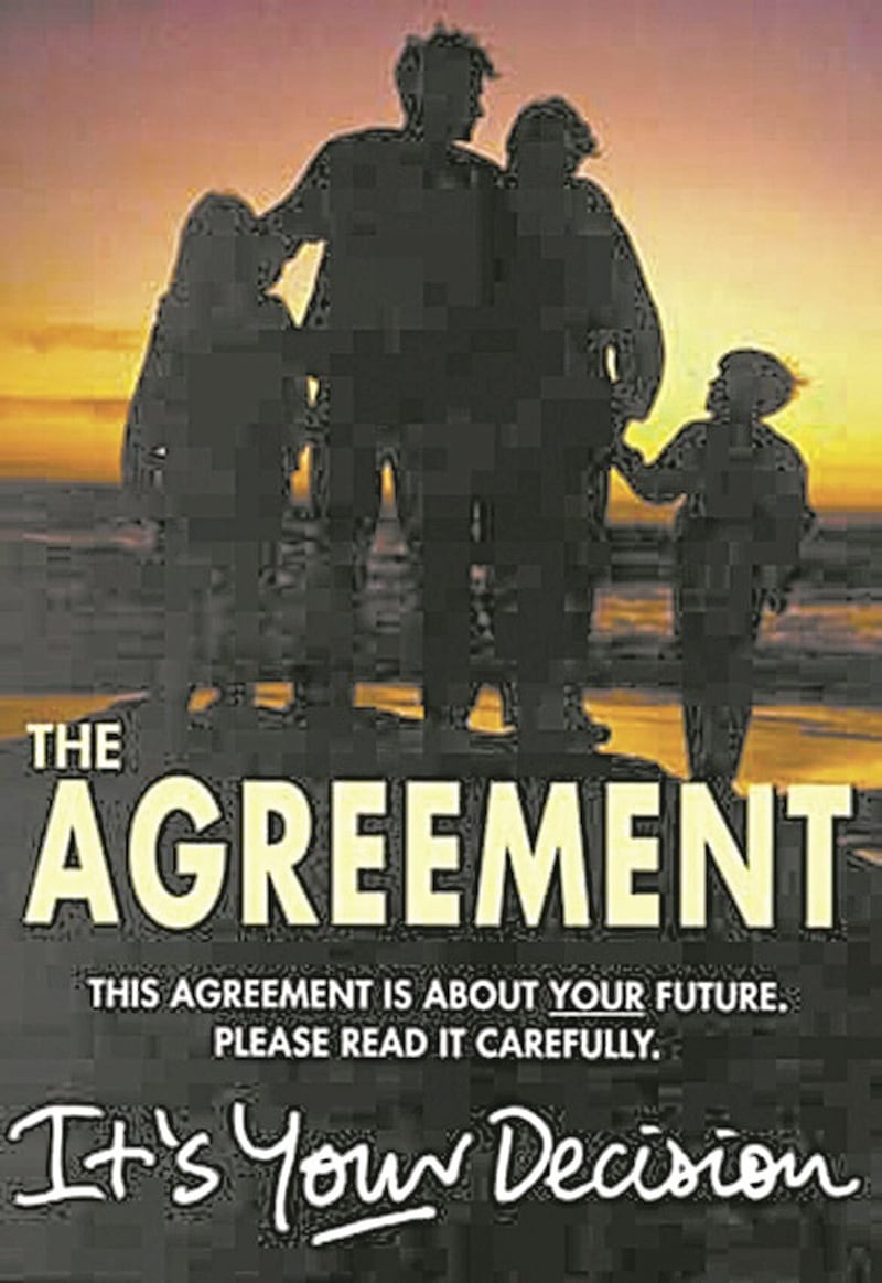 The 25th anniversary of the Good Friday Agreement will be marked in April  