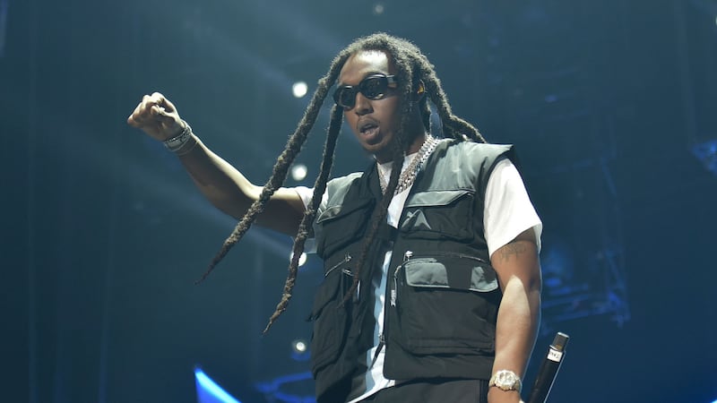 Rap stars including Dave, Kid Cudi and Khalid have paid tribute to Takeoff, who was part of the Atlanta-based group alongside Quavo and Offset.