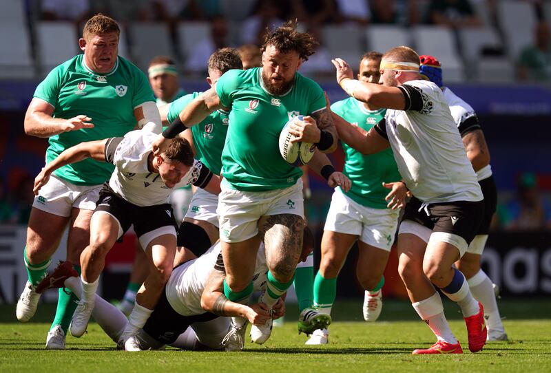 Prop Andrew Porter scored two tries in Ireland’s first win over the All Blacks on New Zealand soil (David Davies/PA)