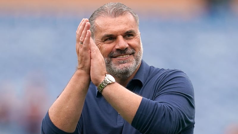 Ange Postecoglou watched his side score five against Burnley (Nick Potts/PA)