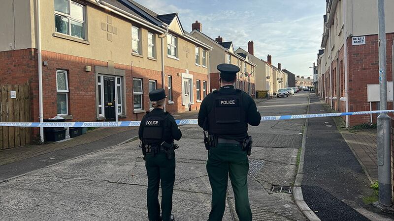 Homes were evacuated in east Belfast. Picture by Mal McCann