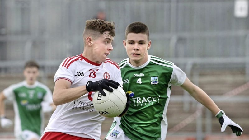 Ronan Cassidy&#39;s finishing has been one of many stand-out features of a stylish run of victories that have taken Tyrone to the All-Ireland minor final Picture: Margaret McLaughlin. 