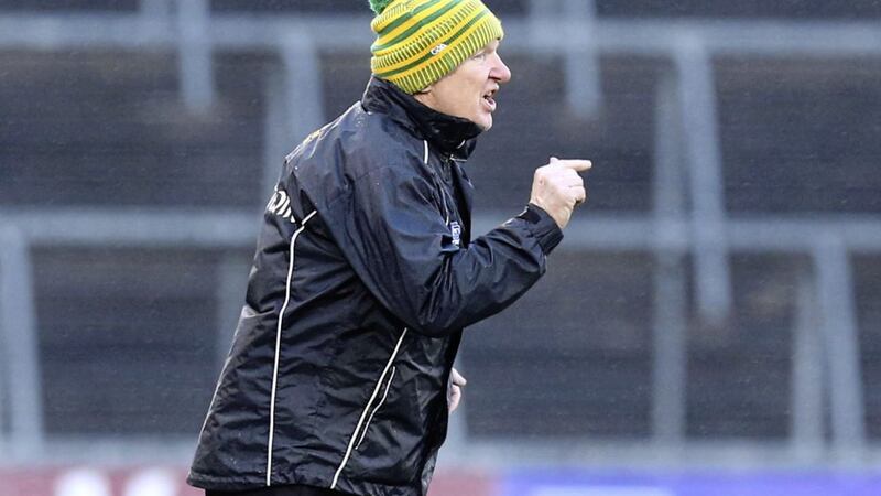 Donegal manager Declan Bonner pictured during his side's game against Armagh in the Ulster Senior Football Championship semi-final at Kingspan Breffni Park, Cavan on Saturday November 14 2020. Picture by Margaret McLaughlin.