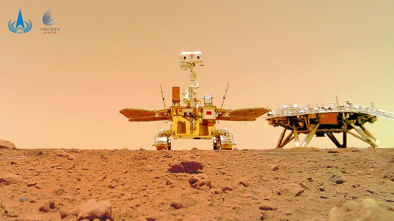 Beijing’s space agency successfully landed the Zhurong rover on the red planet last month.