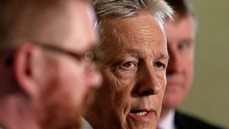 Former DUP leader Peter Robinson pulled his ministers out of the executive in September 2015. Picture by Mal McCann 