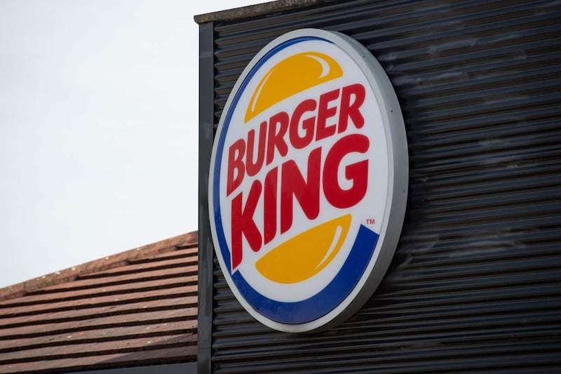 A sign for a Burger King restaurant