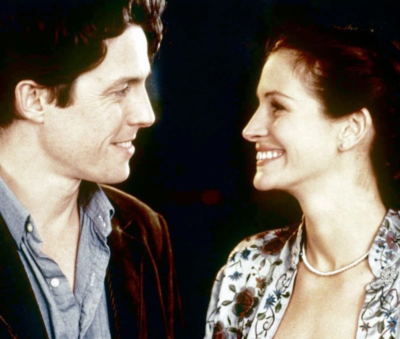 Hugh Grant and Julia Roberts in the film Notting Hill