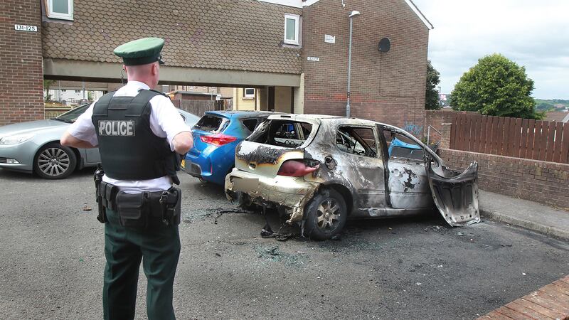 &nbsp;The aftermath of a shooting in the Sevenoaks area of Derry. Picture by Margaret McLaughlin