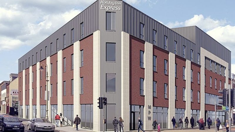 Plans have been submitted for an extension to the under construction Holiday Inn Express hotel in Derry 