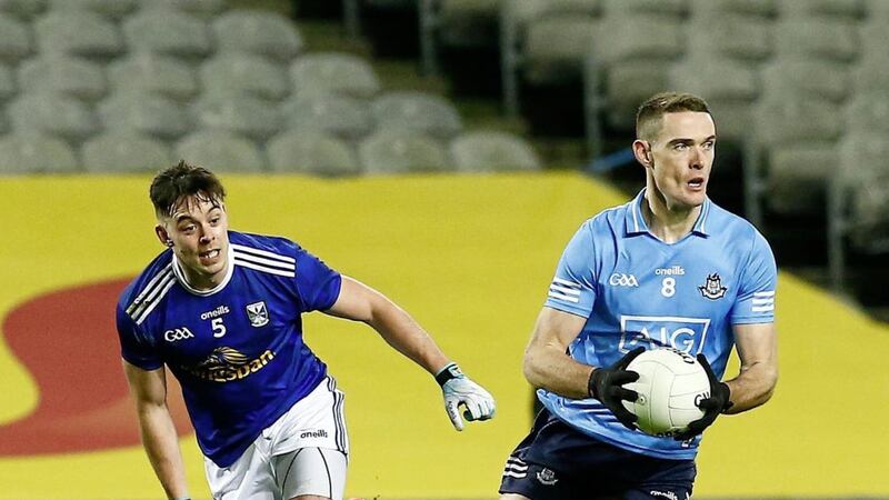 Midfielder Brian Fenton was immense as Dublin cruised into the All-Ireland final with victory over Cavan on Saturday night. Picture by Philip Walsh