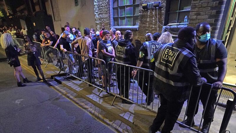 Chief scientific adviser Sir Patrick Vallance warned nightclubs could be ‘potential super spreading events’.
