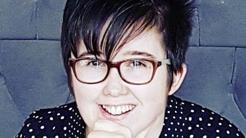Lyra McKee was shot dead in Derry last month during rioting in the city 