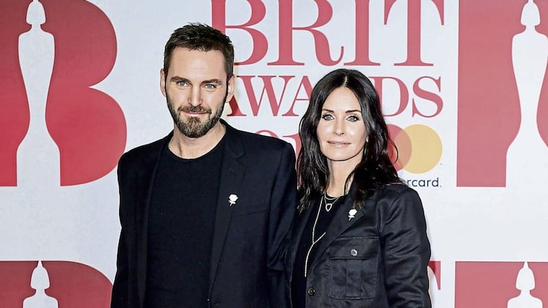 Speculation is mounting that Courteney Cox and Johnny McDaid are to marry in Derry this Friday. Photograph by Ian West/PA Wire. 