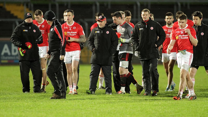 Tyrone manager Mickey Harte faces an uphill battle to beat Rory Gallagher&#39;s Donegal side on Sunday 