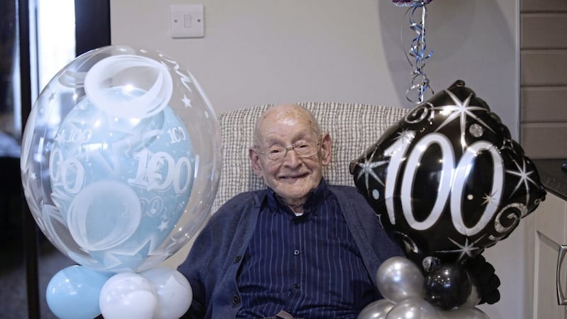 Co Down man Joey Rodgers passed away on Tuesday at the age of 102. Picture by Hugh Russell 