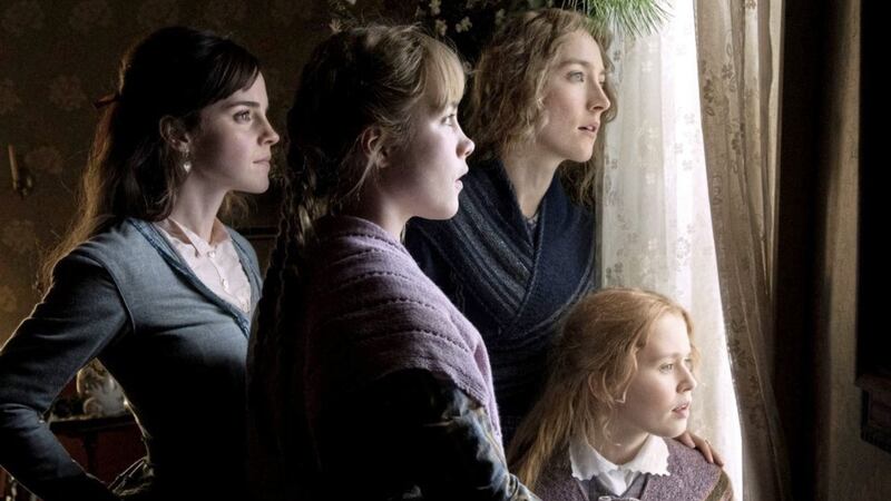 Emma Watson, Florence Pugh, Saoirse Ronan and Eliza Scanlen in Little Women 