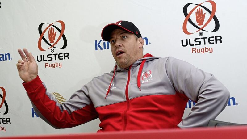 Ulster rugby head coach Jono Gibbes 