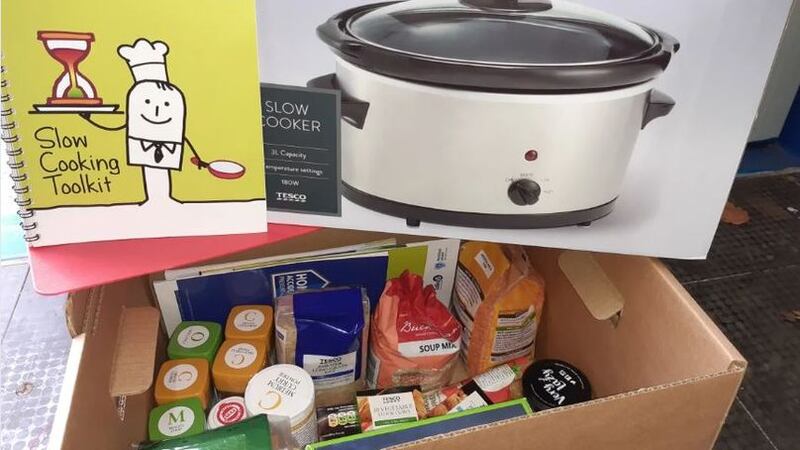 &nbsp;The slow cooker kit which is being delivered to 60 households in Mid and East Antrim Borough Council
