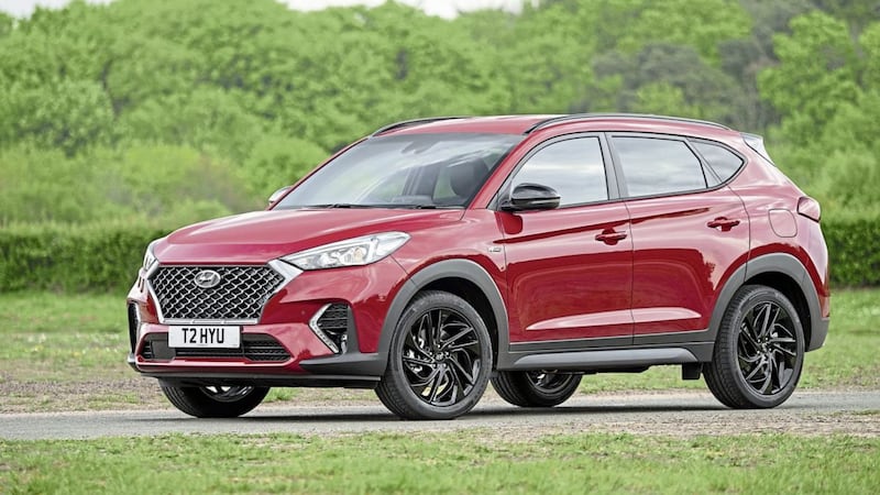 The Hyundai Tucson was the top-selling car in Northern Ireland in March, according to SMMT figures 