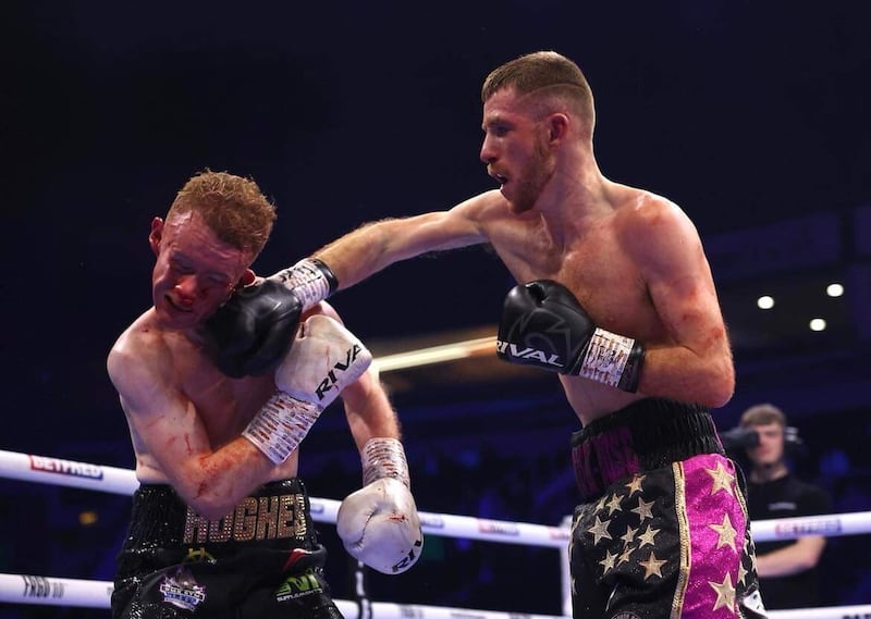 Rudy Farrell and Gerard Hughes fought out a draw at the SSE Arena