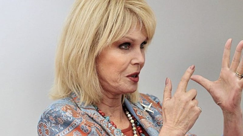 Actor Joanna Lumley believes integrated schooling is essential if progress is to be made in Northern Ireland. Picture by Margaret McLaughlin 