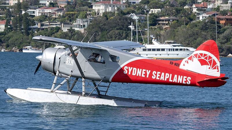 A Sydney Seaplanes' single-engine DHC-2 Beaver Seaplane.&nbsp;Picture by David Oates/AAP/PA Wire&nbsp;