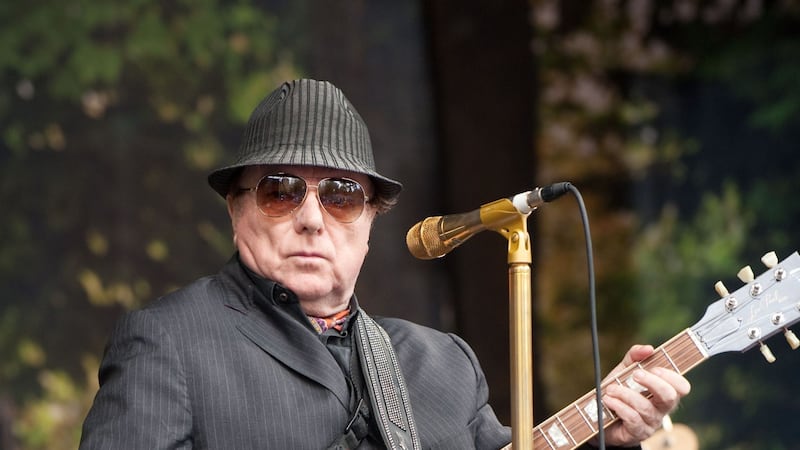 Van Morrison was among the stars who attended the event in Belfast.