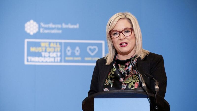 Deputy First Minister and Sinn F&eacute;in's leader in the north Michelle O'Neill. Picture by Kelvin Boyes/Press Eye/PA Wire