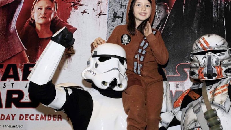 The force was strong with one young fan who met the Storm troopers at the first screening of Star Wars The Last Jedi at Century Cinemas Letterkenny. 