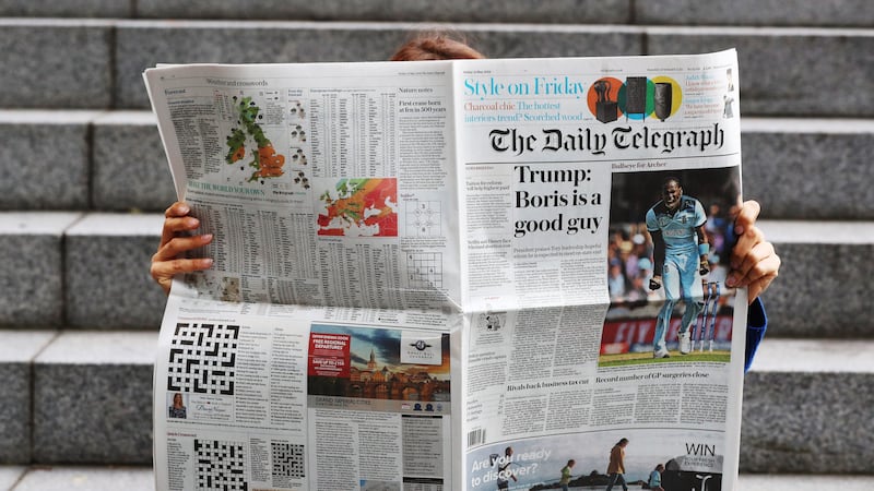Ministers are being urged to intervene in the sale of The Daily Telegraph newspaper (Jonathan Brady/PA)
