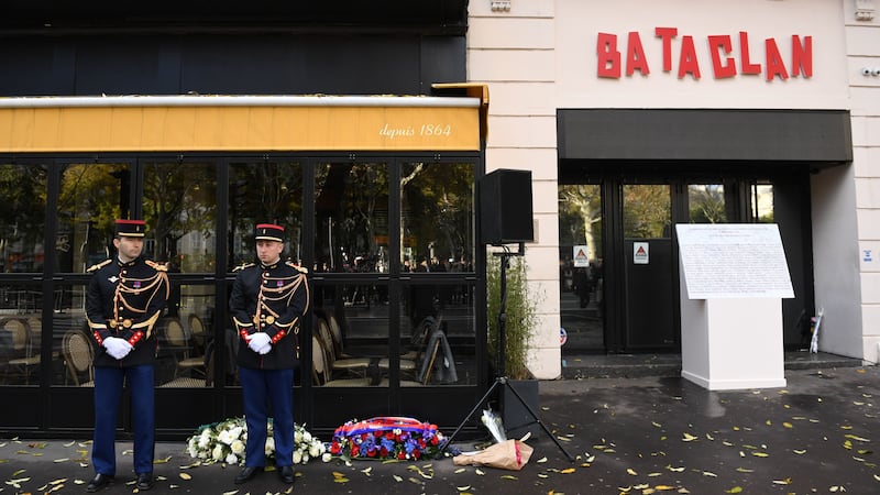 Extremist from the so-called Islamic State group stormed their gig at the Bataclan theatre and killed scores of people.