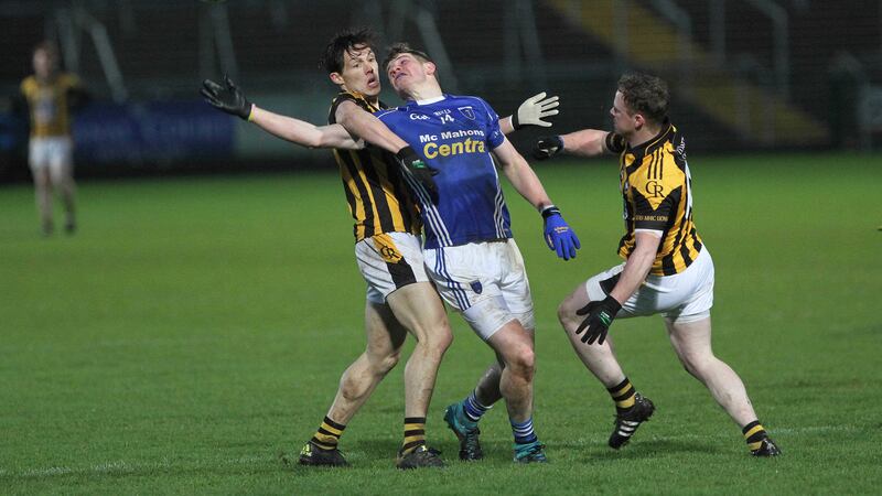Darren Hughes scored six points in Scotstown's Monaghan SFC win over Carrickmacross at the weekend &nbsp;