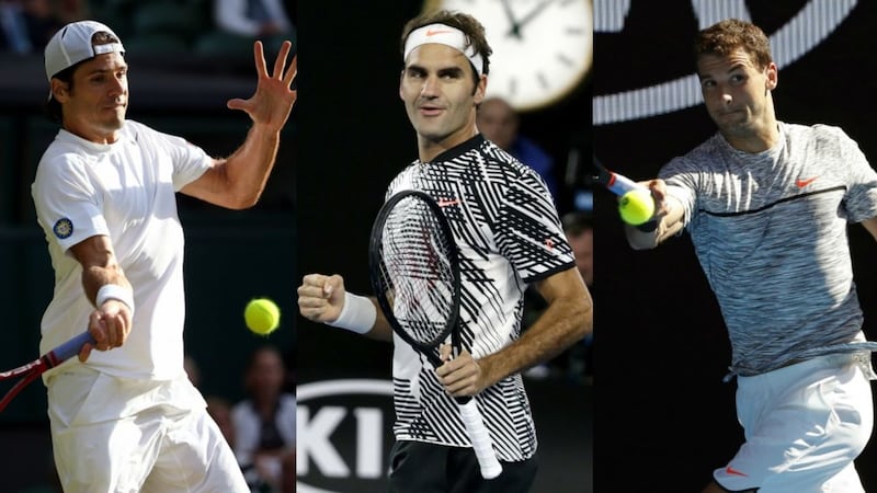 Roger Federer, Grigor Dimitrov and Tommy Haas formed a boyband, but it wasn't very good