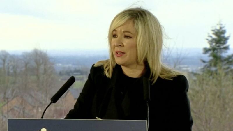 Michelle O&#39;Neill said the British government had helped &#39;up the ante and create even more uncertainty&#39; 